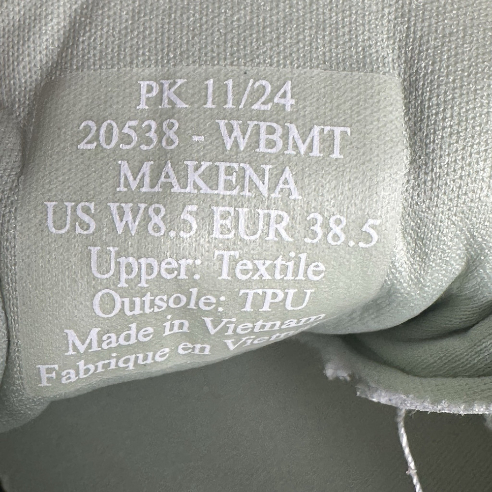 OluKai Makena Womens Golf Shoes White/ Mint Size 8.5 - Picture 10 of 12